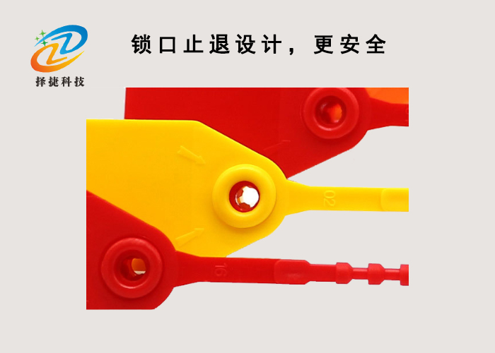 一次性防盗标牌扎带ZJ-PS602实拍展示图三