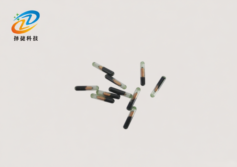 Low frequency glass tube RFID label specification ZJBLG0212B